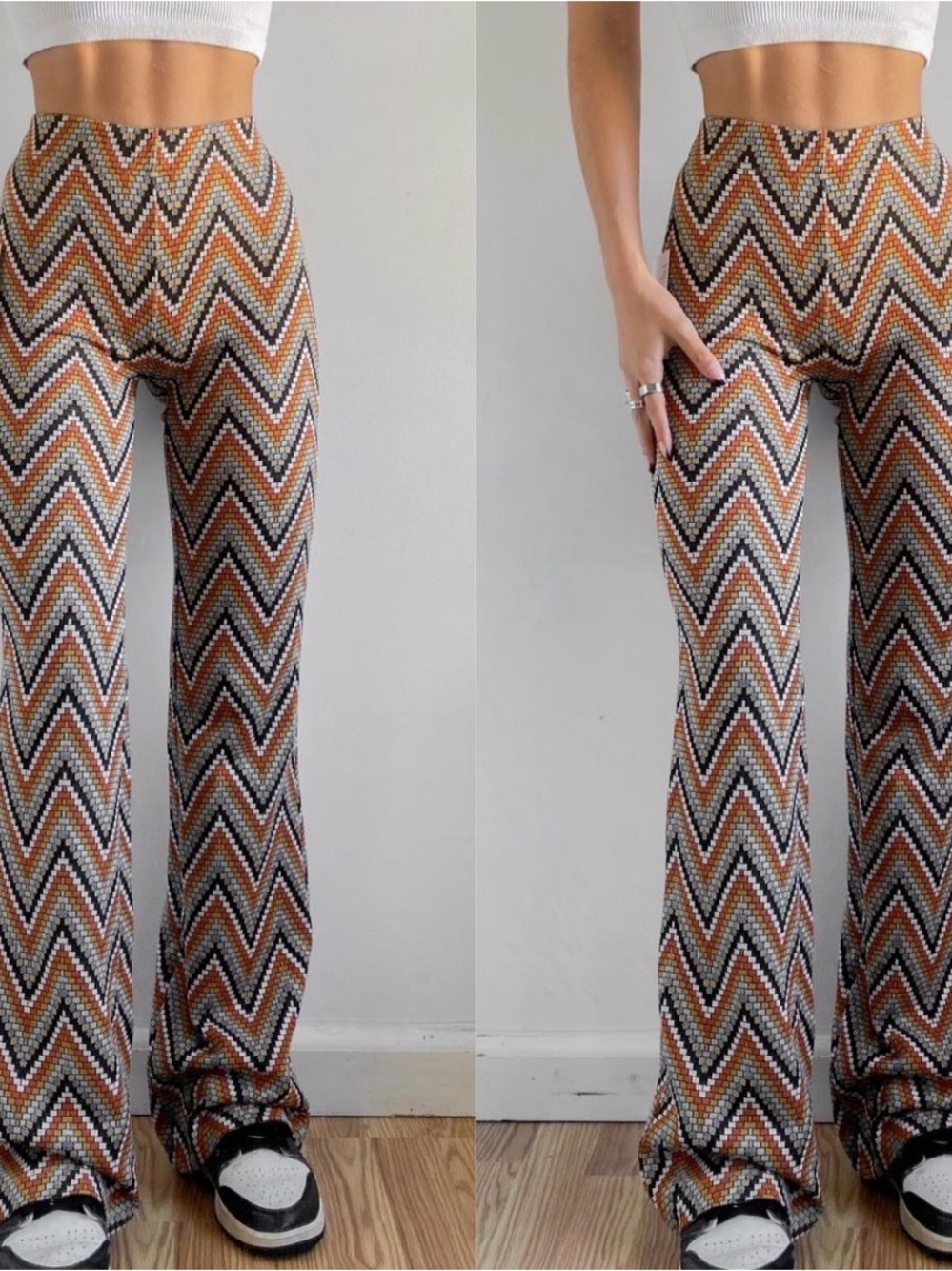 Urban outfitters groovy pattern pants set of 2